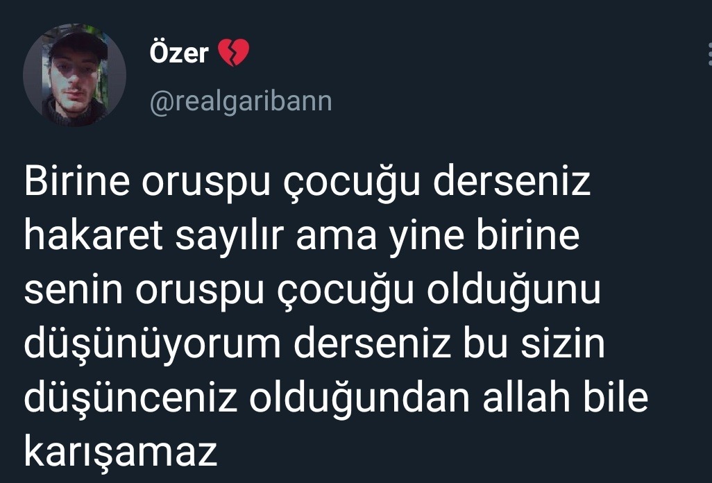 Özer @realgaribann Birine...