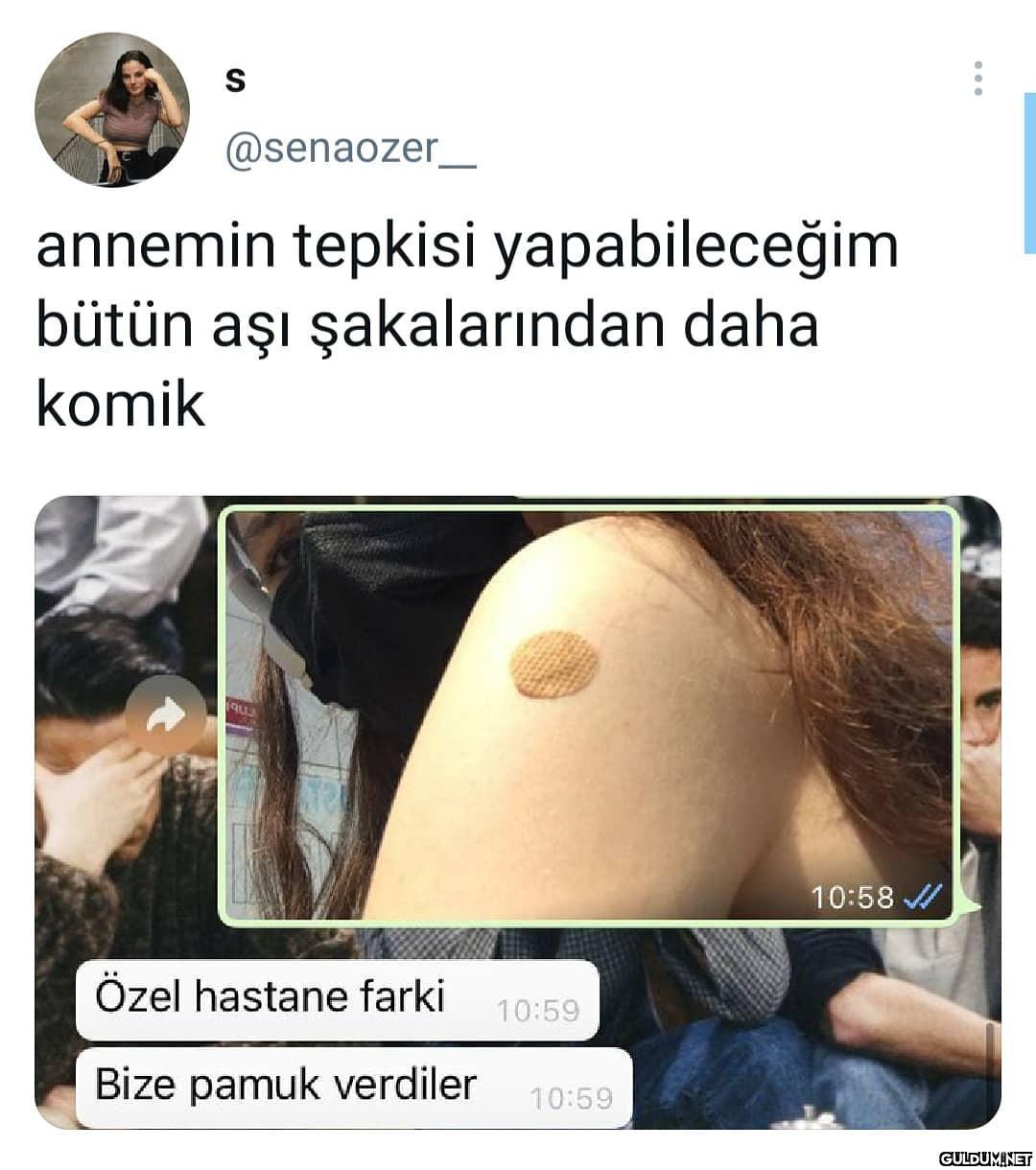 @senaozer_ annemin tepkisi...