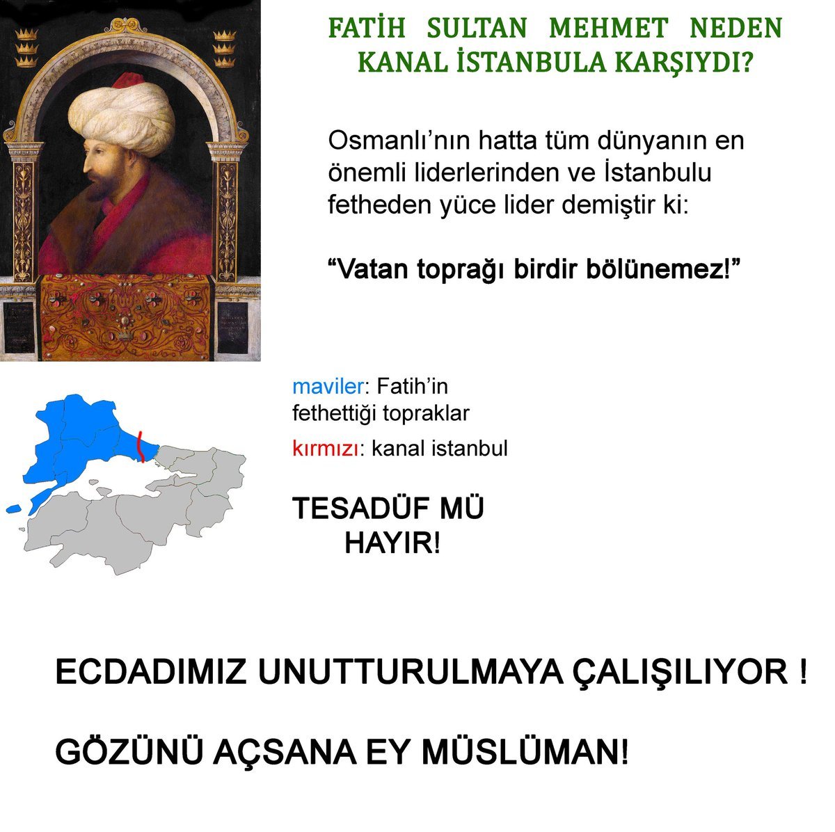 FATİH SULTAN MEHMET NEDEN...