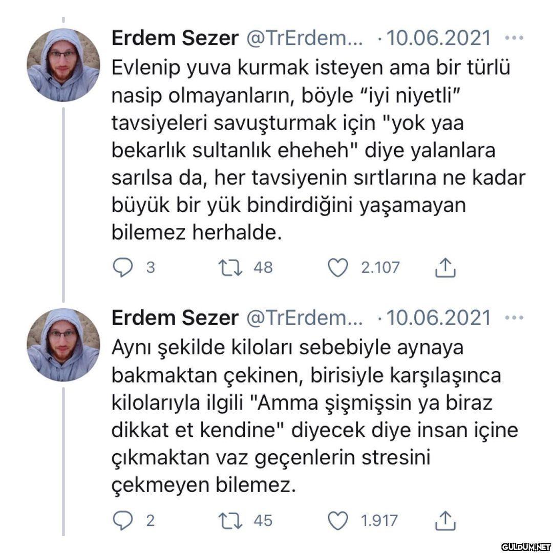 İmzamı atıyorum  Erdem...
