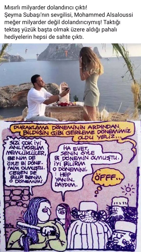 Ha evet benim de öyle bir...
