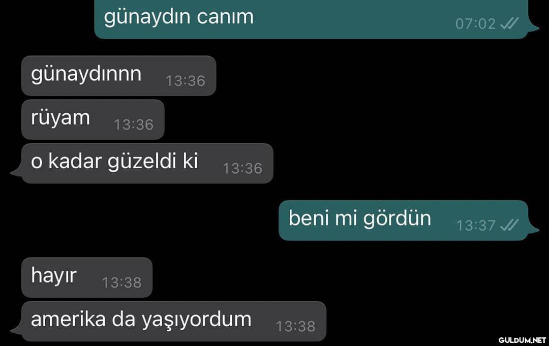 Daha güzel rüya olamaz ...