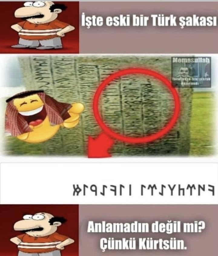 İşte eski bir Türk şakası...