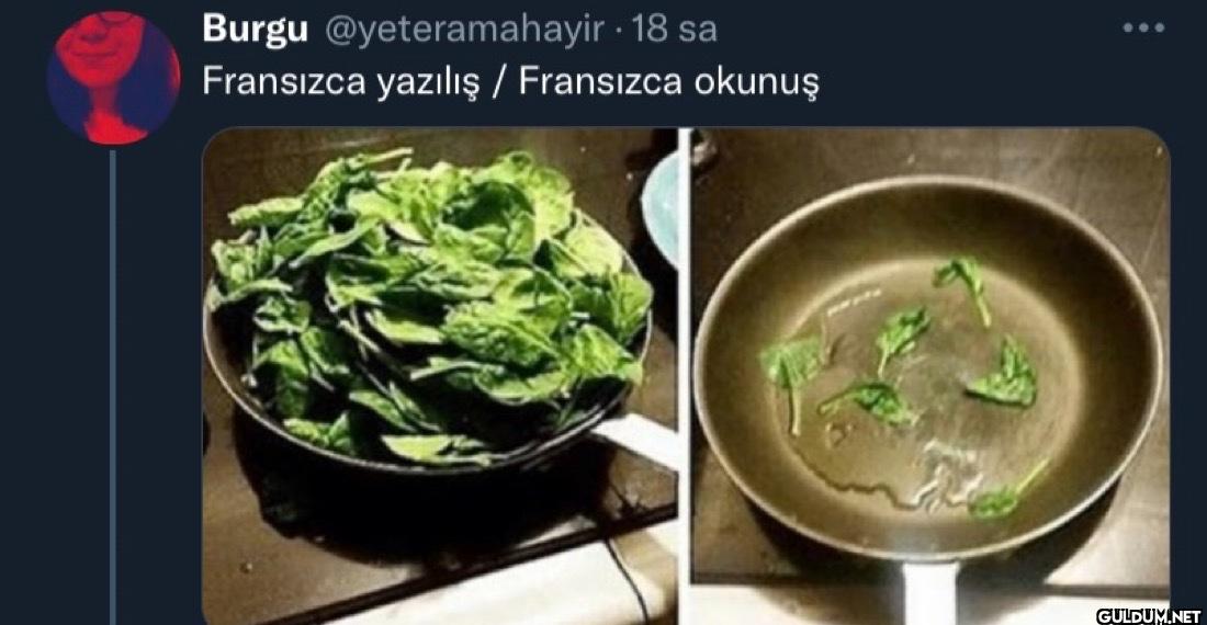 - 18 sa Fransızca yazılış...