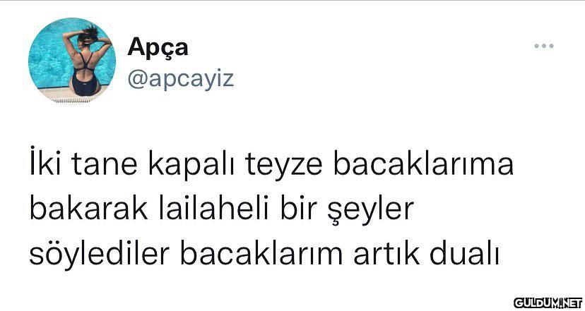 Арҫа @арcаyiz İki tane...