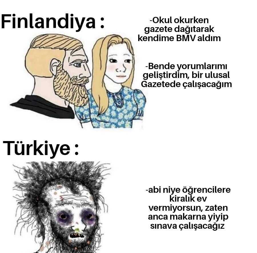 Finlandiya: -Okul okurken...