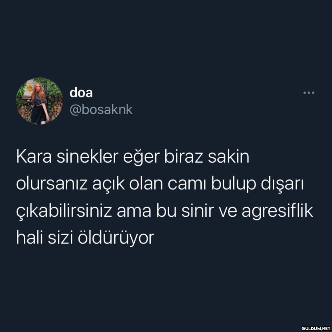 sanırım karasineğim  doa...