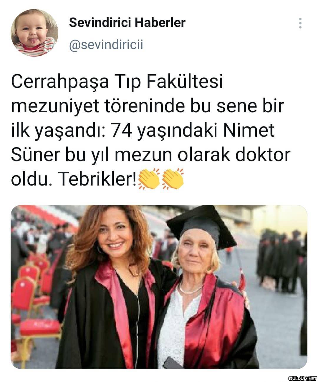 Sevindirici Haberler...