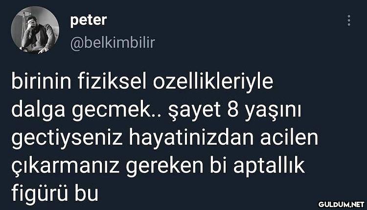 peter @belkimbilir birinin...