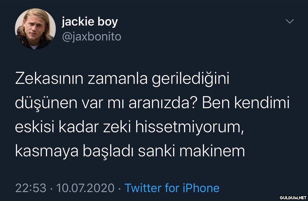 sabır alanım doldu  jackie...