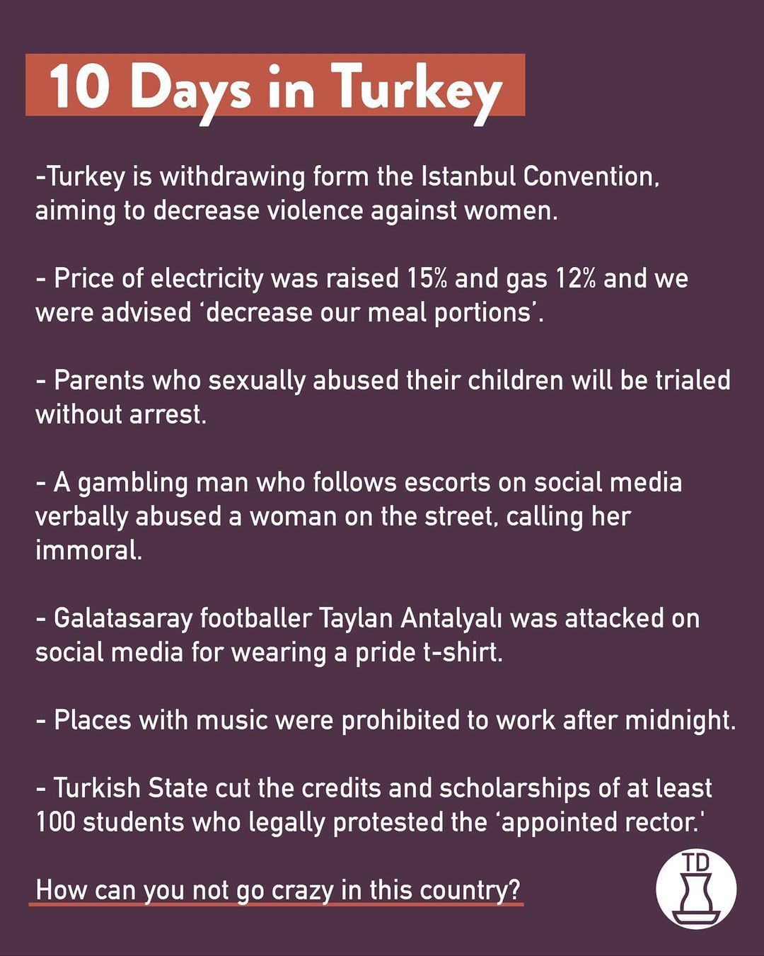 Nasıl günlerden geçiyoruz?...