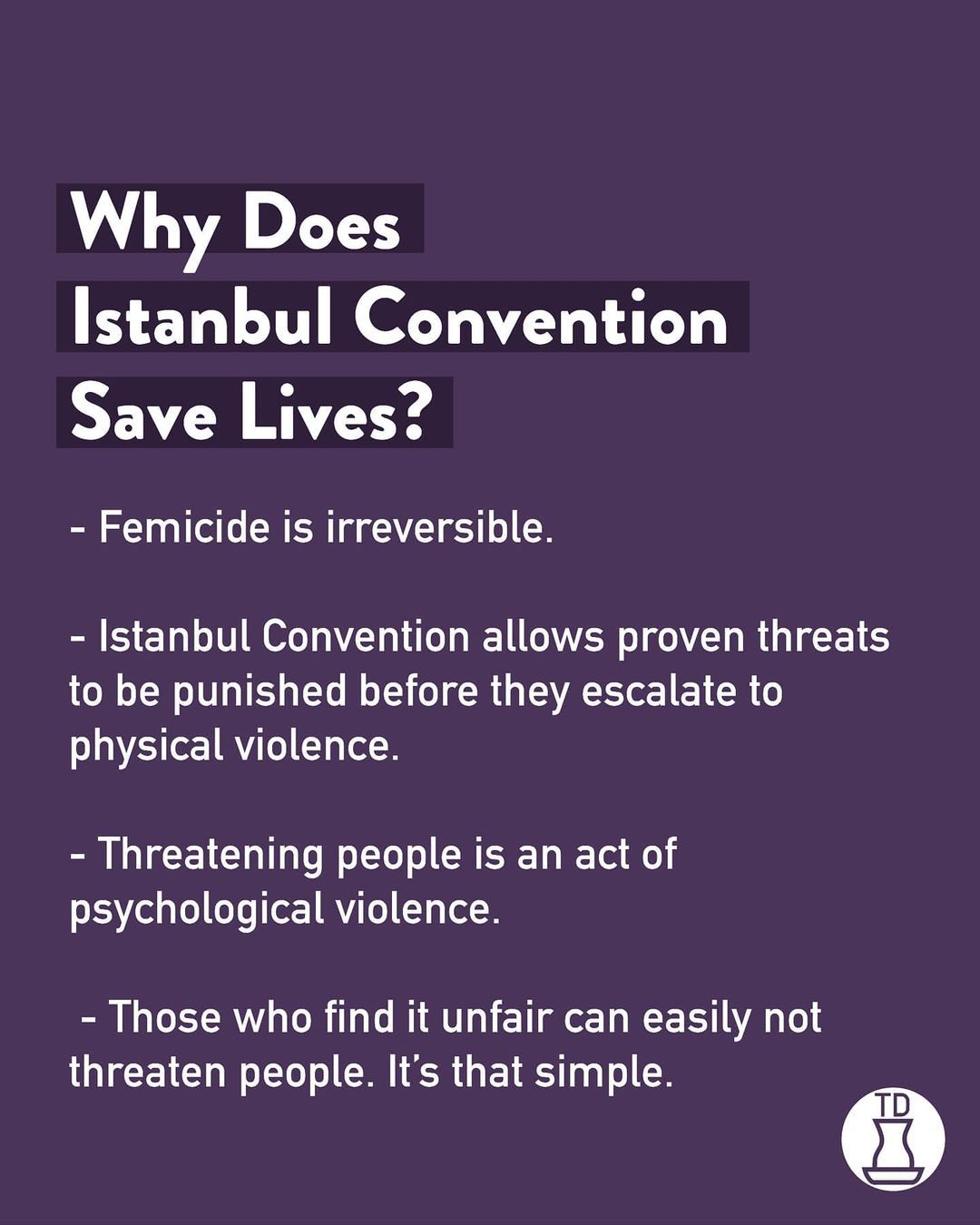İstanbul Sözleşmesi...