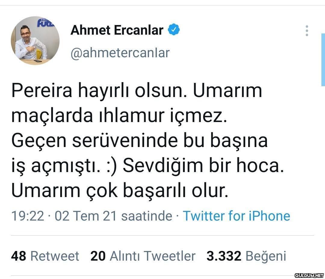 Pereira'nın Fenerbahçe'den...