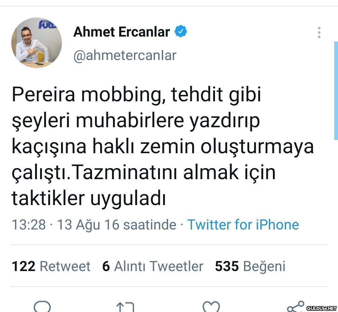Pereira'nın Fenerbahçe'den...