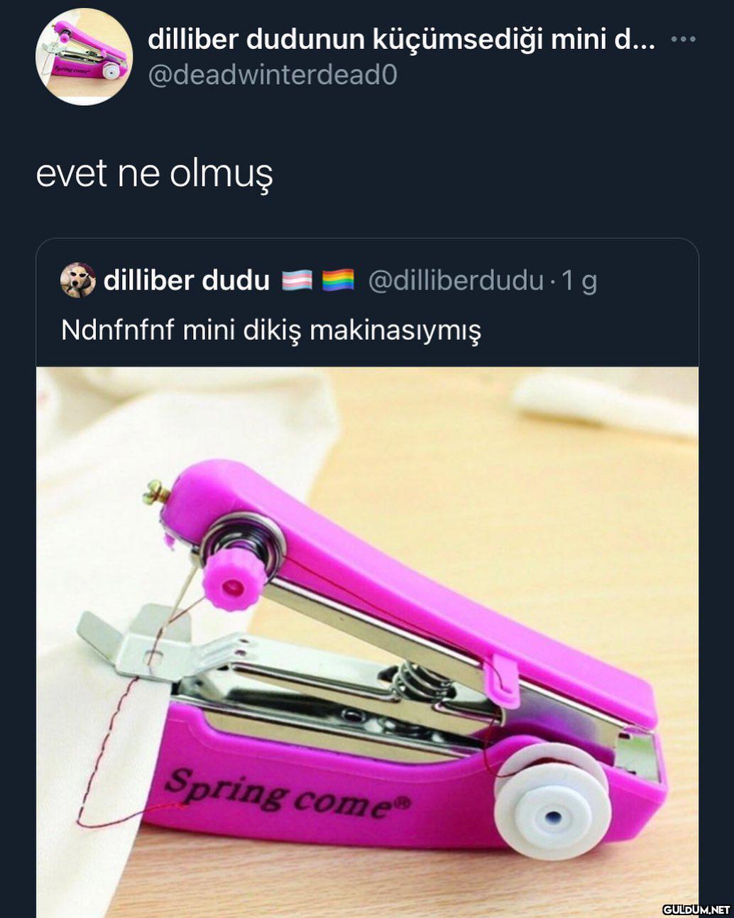 makine duyarı da gördük.. ...