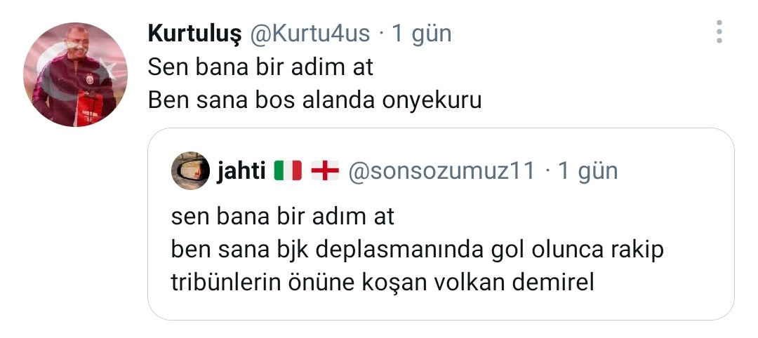 Aynen erkekler romantik...