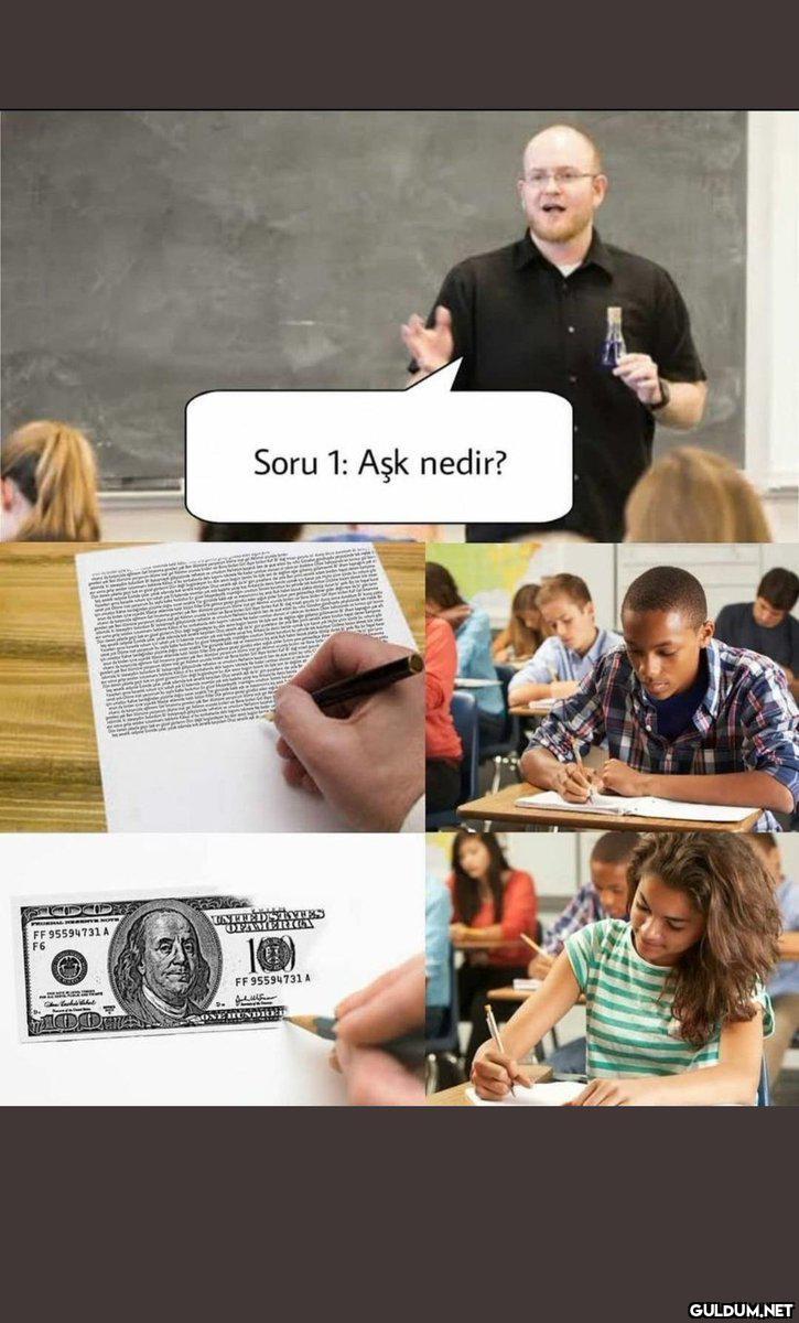 Soru 1: Aşk nedir? NTIEDST...
