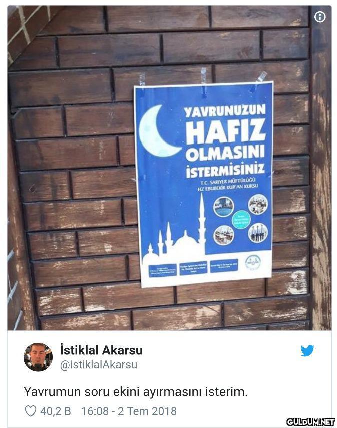YAVRUNUZUN HAFIZ OLMASINI...
