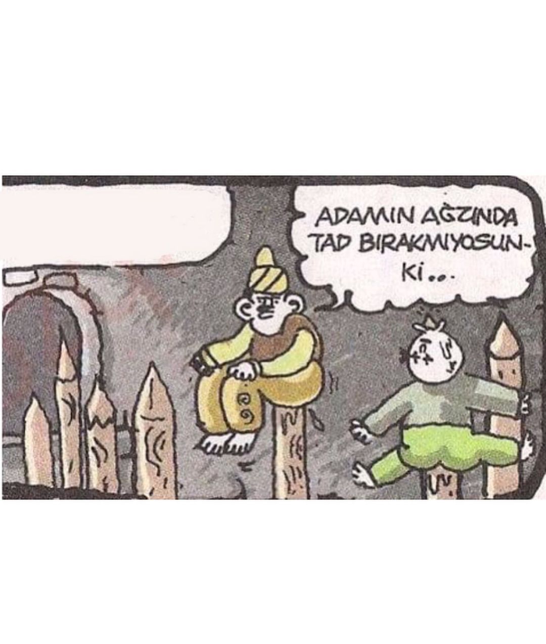 Adamın ağzında tad...