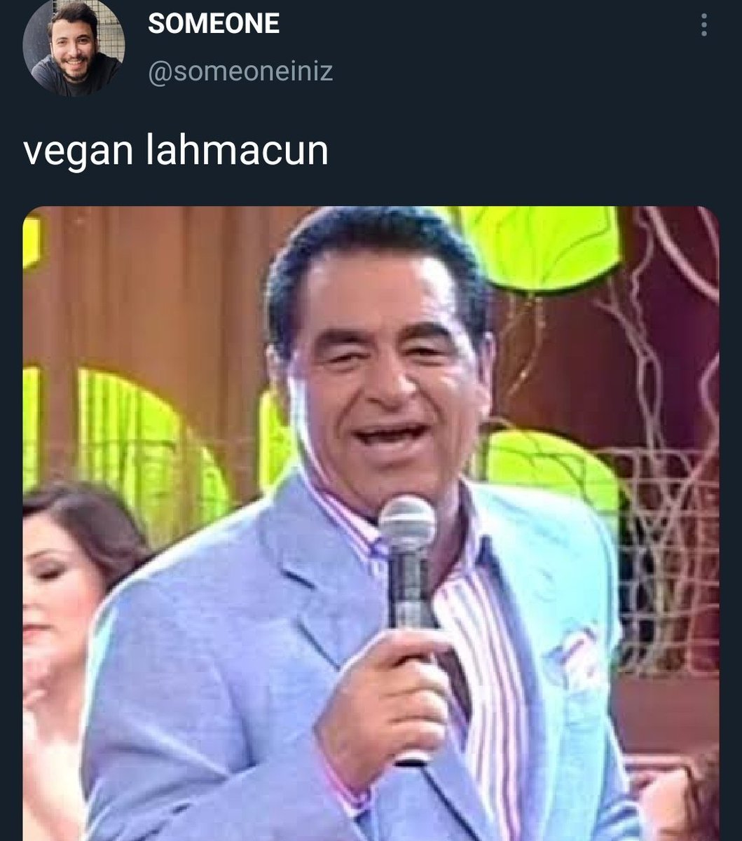 SOMEONE @someoneiniz vegan...