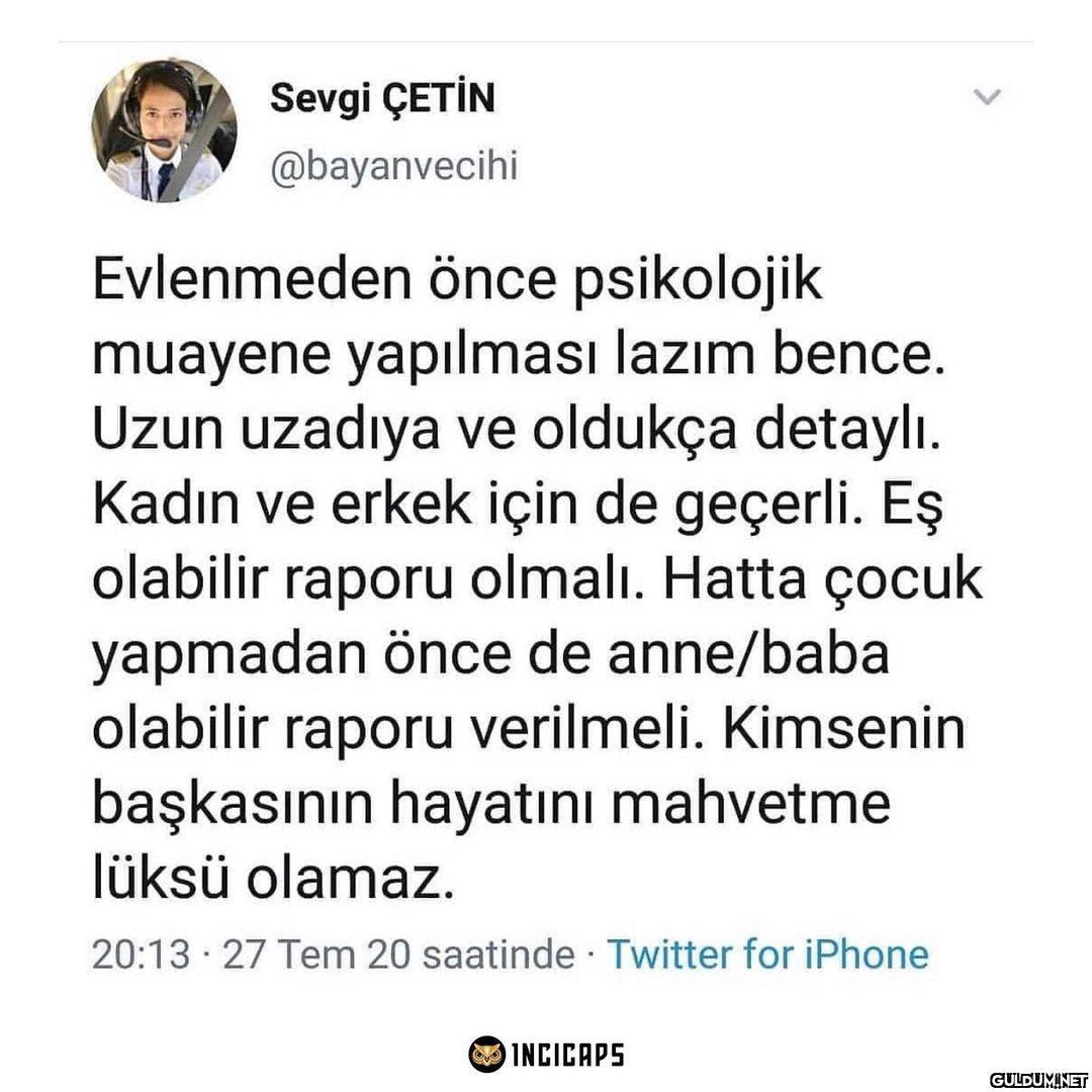 " Sevgi ÇETİN @bayanvecihi...