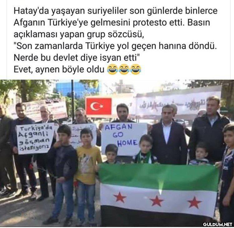 " Hatay'da yaşayan...