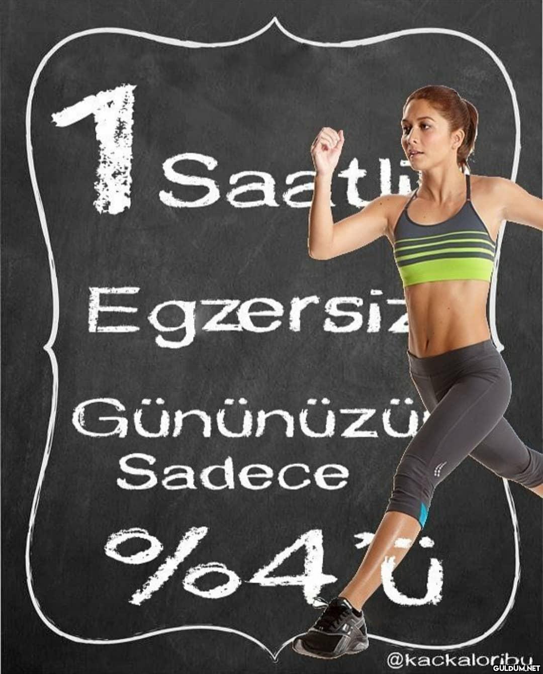 " 1 Saatlik Egzersiz Günün...