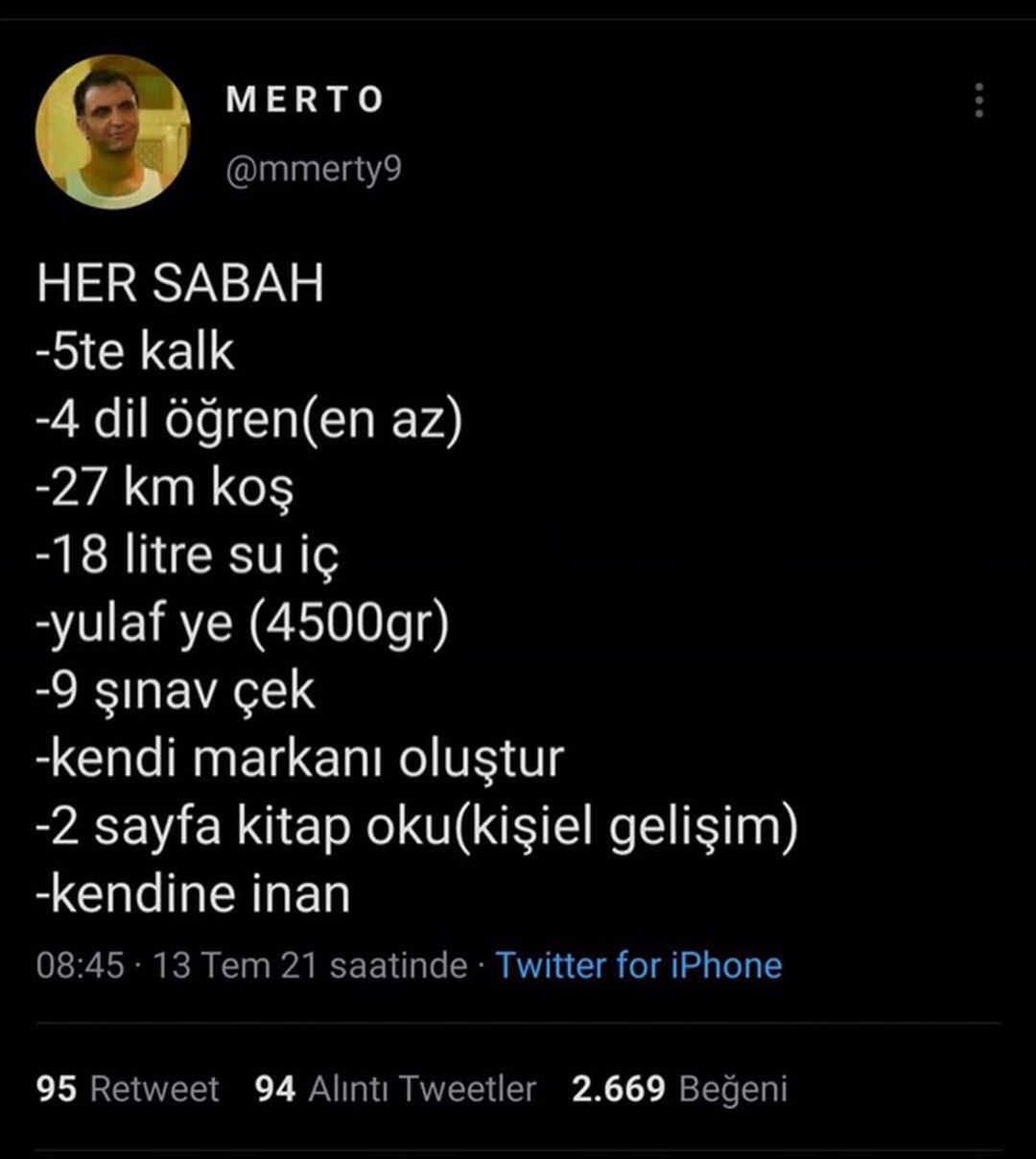 " Her sabah 4 dil öğrensem...