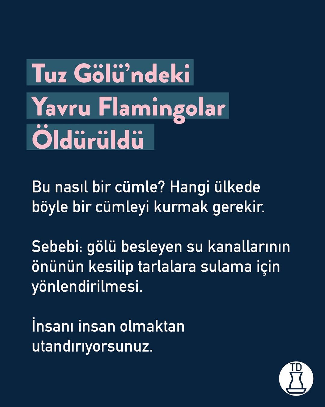 " Doğa katliamına dur...