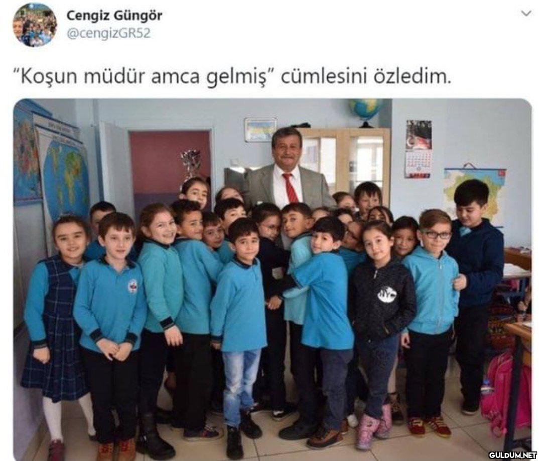 " Öğrencilerini özleyen...