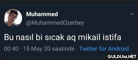 " Muhammed...