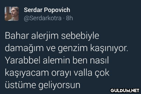 " Serdar Popovich...