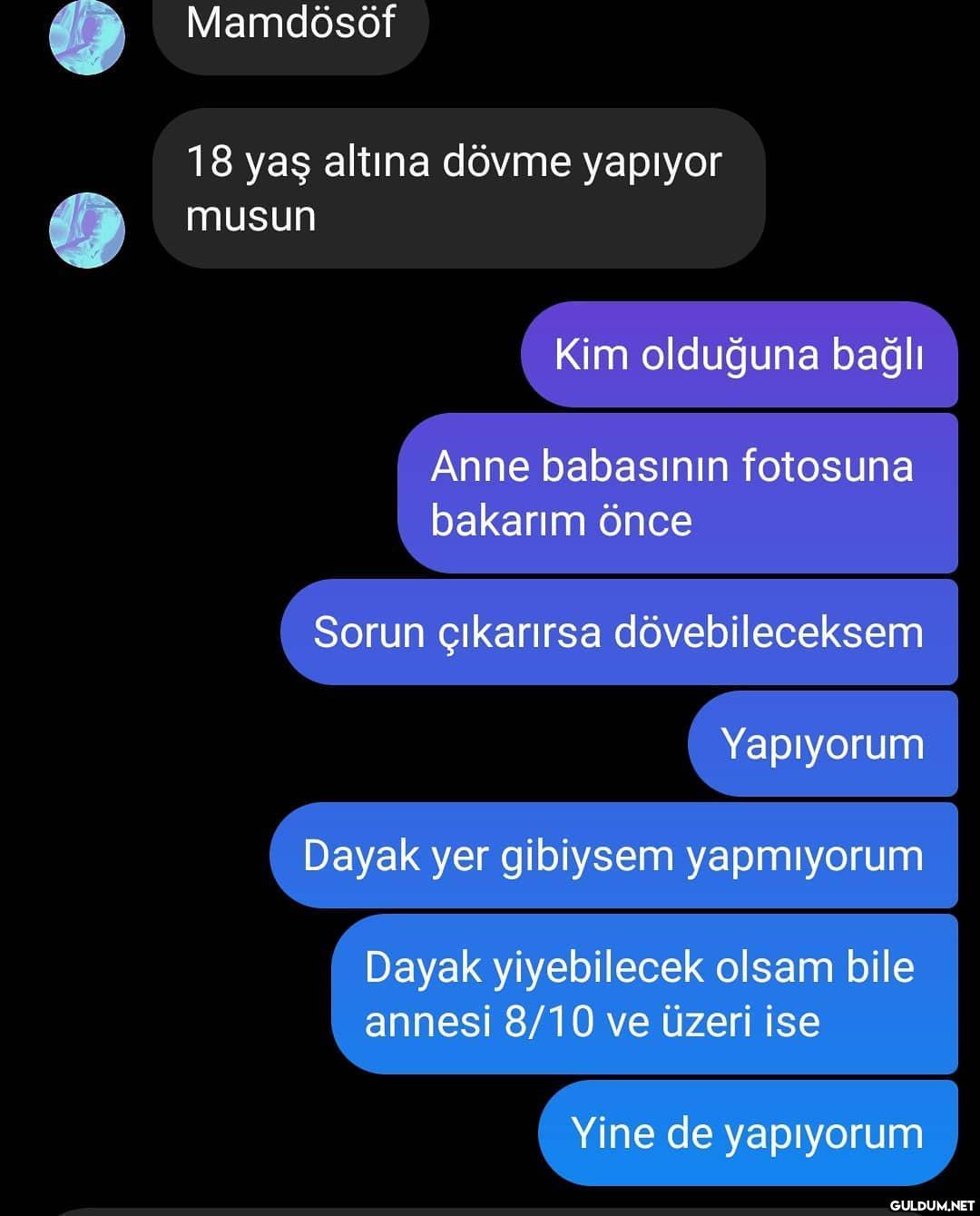 " İş ahlakı  Mamdösöf 18...