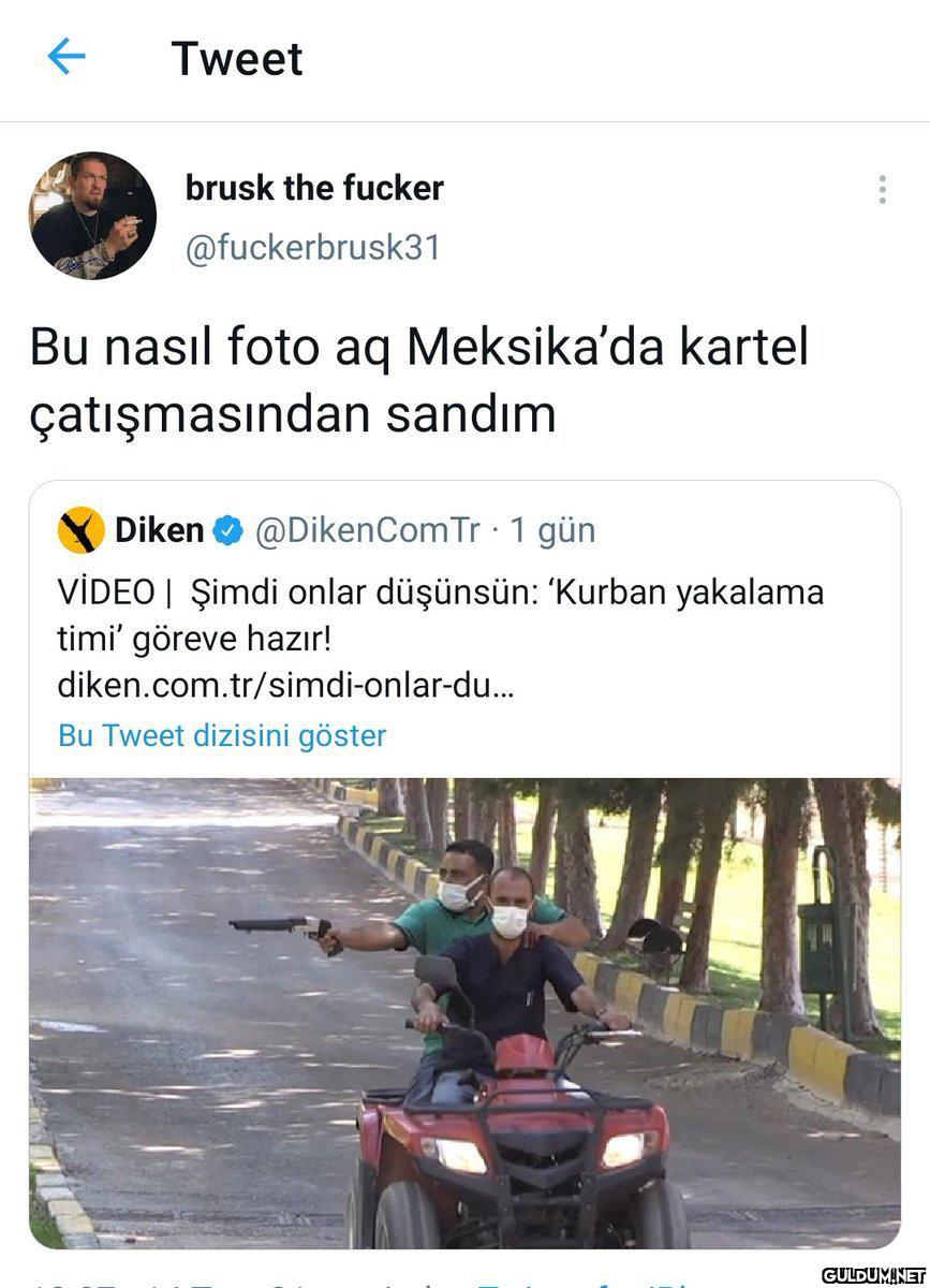 " Tweet brusk the fucker...