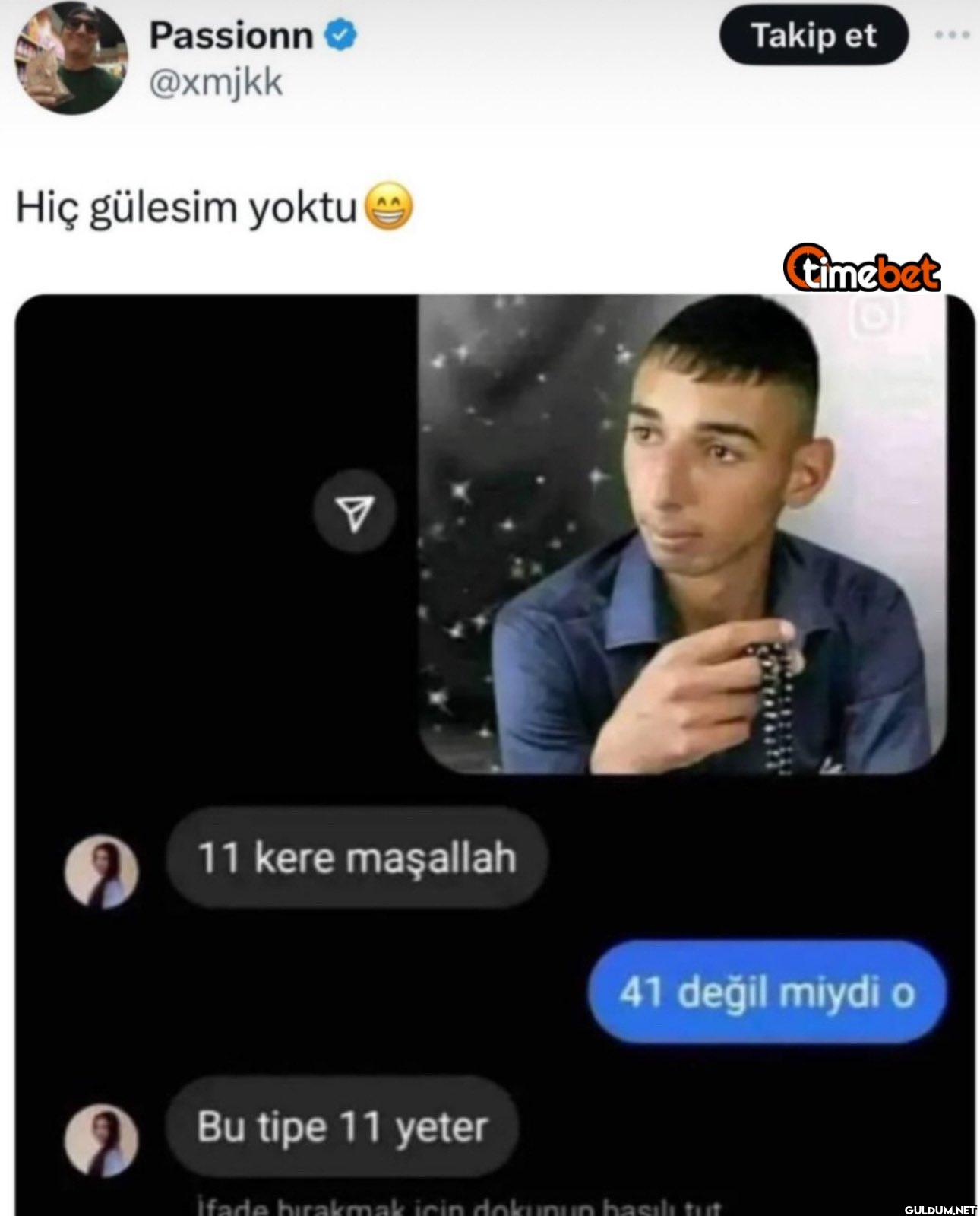 Hiç gülesim yoktu V 11...