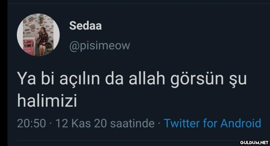" Sedaa @pisimeow Ya bi...