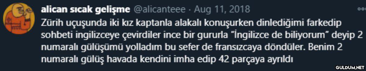 " Ee alican sıcak gelişme...