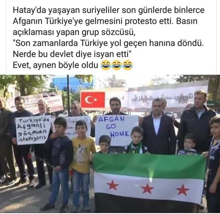 " Hatay'da yaşayan...