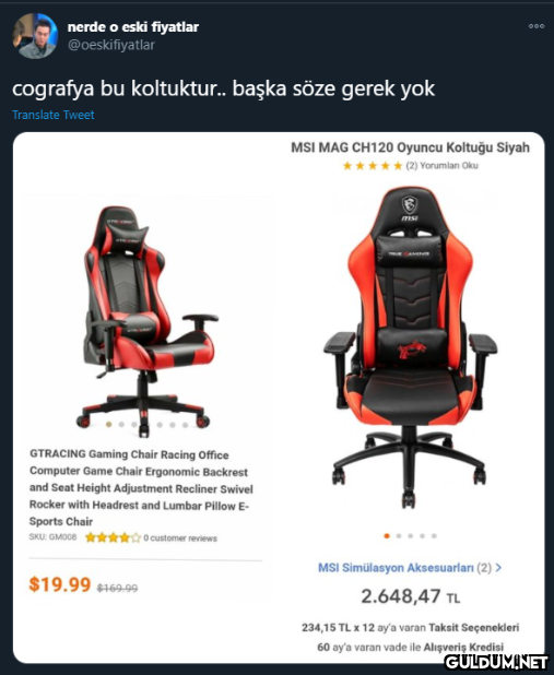 " nerde o eski fiyatlar...