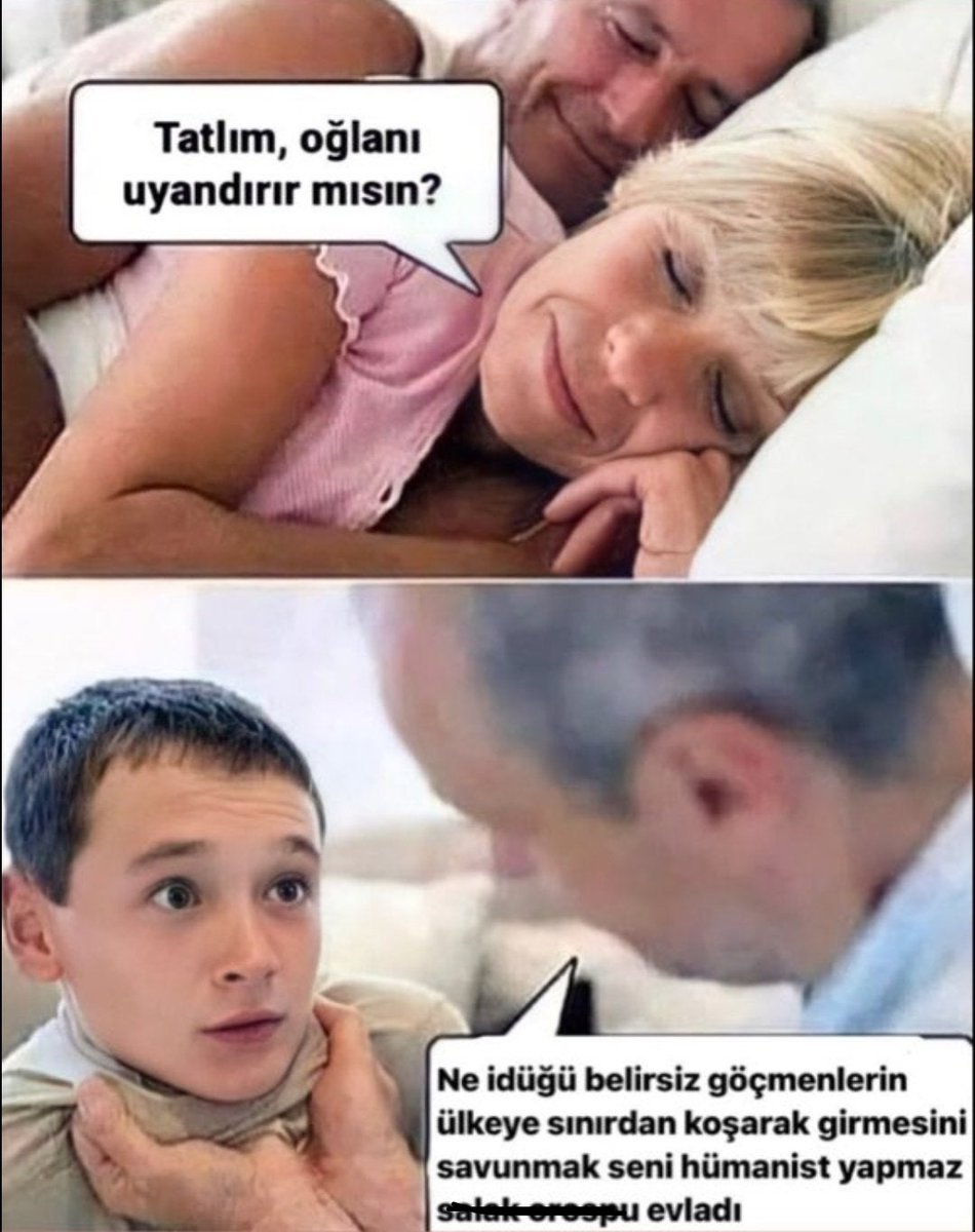 "   Tatlım, oğlanı...