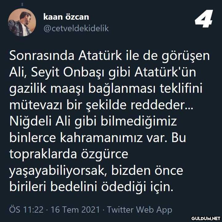 " Adını bilmediğimiz o...