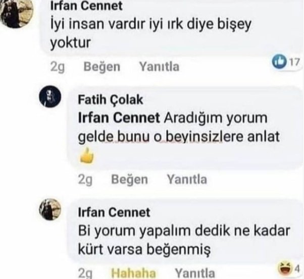 " Irfan Cennet İyi insan...