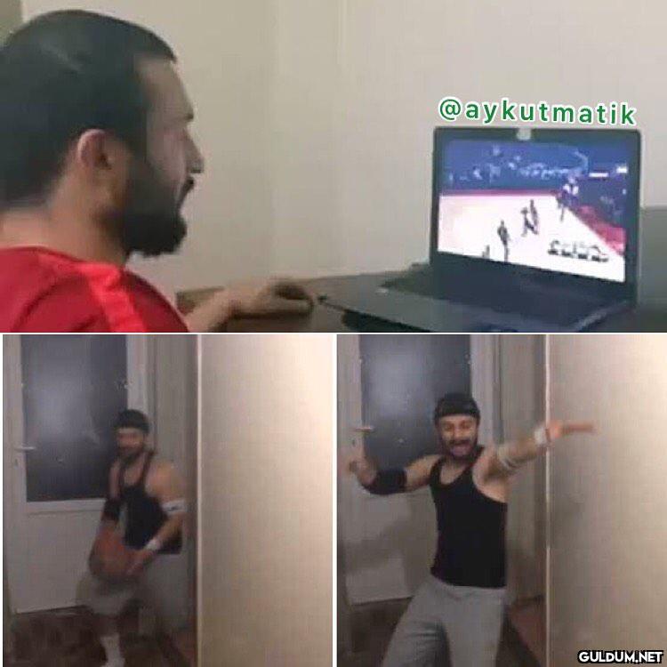 " NBA izledikten sonra...