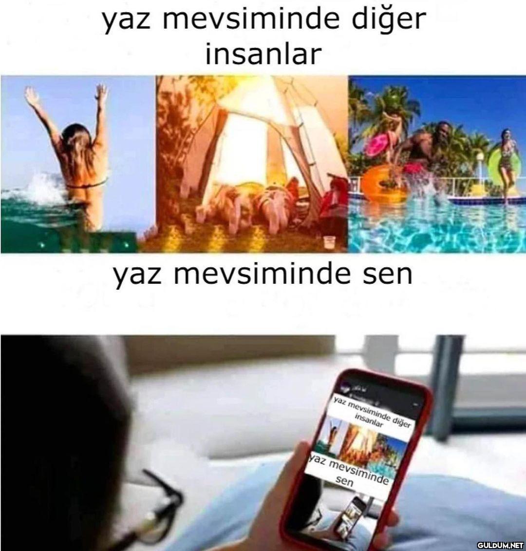 " sağ arkana bak  yaz...