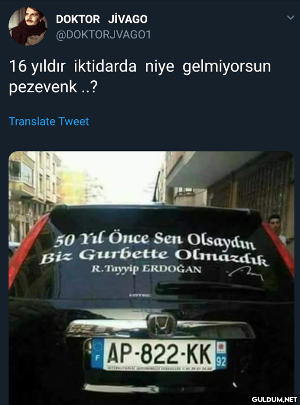 Biz Gurbette Olmázdık...