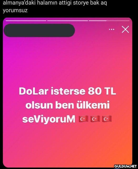 almanya'daki halamın...