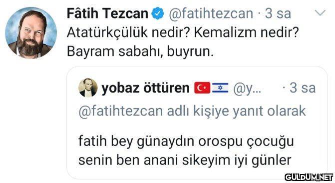 Fâtih Tezcan @fatihtezcan...
