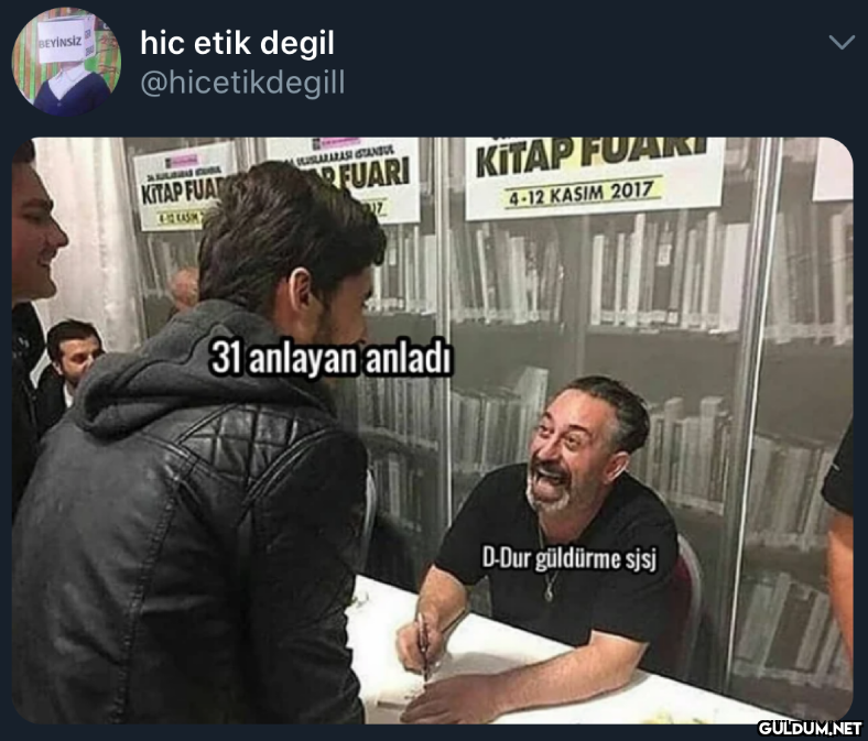 hic etik degil...