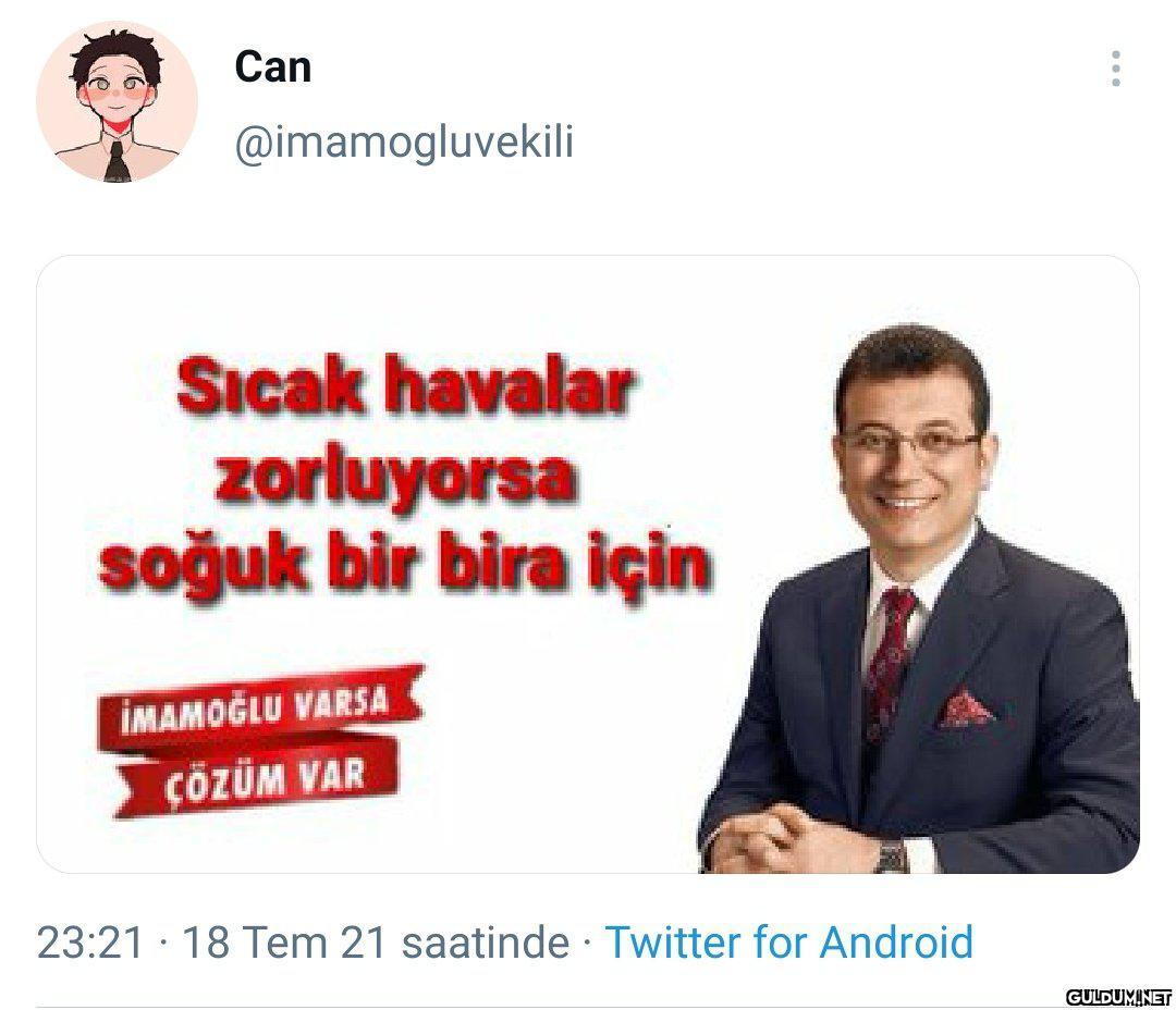 Can @imamogluvekili Sıcak...