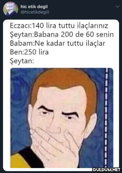hic etik degil...